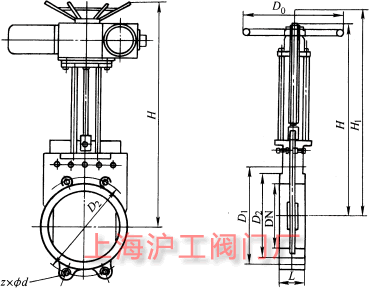 Z73XZ373X  PN2.5~PN16 TFAʽ{ҺyҪμYߴʾD